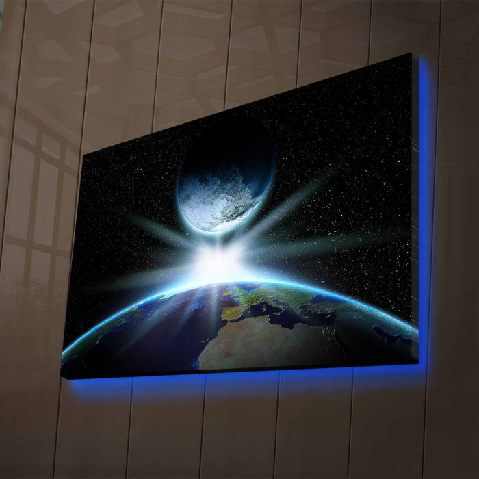 Wallity NASA-039 Lienzo Decorativo Iluminado con leds Multicolor Wallity NASA-039 Lienzo Decorativo Iluminado con leds Multicolor